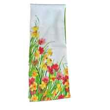 Vera Neuman Vintage Spring Table Runner Daffodil Poppies multicolored 14