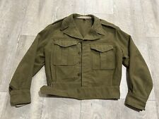 Vtg CJ Wilson Wool Jacket Green Pty LTD 1952 Military Field Utility Coat picture
