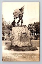 Sonoma CA-California RPPC, Spot Where Bear Flag Was Raised, Vintage Postcard picture