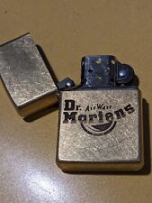 Dr Martens All Brass Zippo Lighter 😎 Great EUC 2 Sides  picture