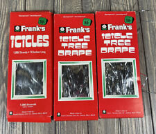 Vintage Franks Icicles 1000 Strands 18 Inches Long Set of 3 picture