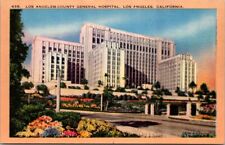 Los Angeles CA California County General Hospital Postcard Unposted Unused picture