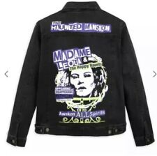 Disney Haunted Mansion Madame Leota women's denim jacket SMALL BNWT picture