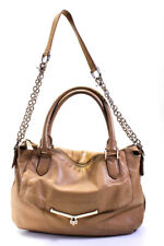 Botkier Womens Brown Chain Strap Zip Shoulder Bag Handbag picture