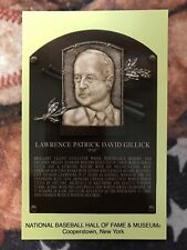 Pat Gillick Postcard- Baseball Hall of Fame Induction Plaque- Photo- Cooperstown picture