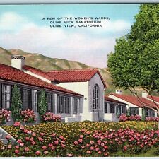 c1930s San Fernando Los Angeles, Olive View, Cali Sanatorium Womens Ward CA A207 picture