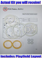1982 Bally Baby Pac-Man Pinball Machine Rubber Ring Kit picture