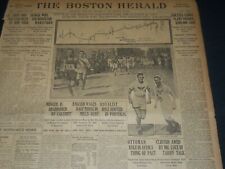 1911 OCTOBER 6 THE BOSTON HERALD - DE MAR WINS BROCKTON MARATHON RACE - BH 179 picture