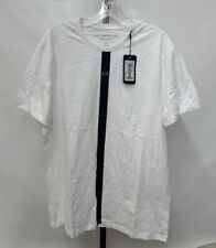 A/X Armani Exchange Mens White Short Sleeve T-Shirt w/ Stripe & Logo Choose Size picture