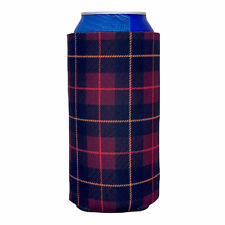 Flannel Plaid Pattern 16 oz  Pint Can Coolie; Tallboy, Buffalo Check picture
