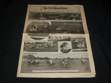 1911 JUNE 11 NEW YORK TIMES PICTURE SECTION - POLO CUP - GREAT PHOTOS - NP 5632 picture