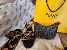 Fendi Roma FF Logo Bag & Flip Flop Shoes picture