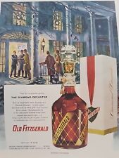 1953 Old Fitzgerald Kentucky Straight Bourbon Whiskey Holiday Print Ad Christmas picture