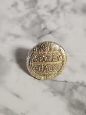 Volleyball Volley Ball Gold Tone Lapel Pin Hat Lanyard Pins Tie Tack picture