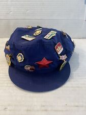 CHINESE MAO ZEDONG CAP BLUE W/RED STAR with Pins (26- Some Duplicates) Bx14 picture