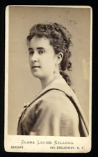 Opera Singer Soprano Clara Louise Kellogg by Sarony New York 1800s CDV Photo picture