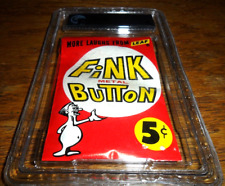 1965 FINK BUTTON 5Cent PAPER WAX PACK LEAF ARTIST: BASIL WOLVERTON GAI 8 NM MINT picture