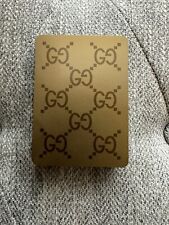 Unused Authentic Gucci Vintage GG Monogram Playing Cards picture