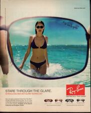 Vintage print ad advertisement Fashion Ray-Ban eyewear Stare through the Glare picture