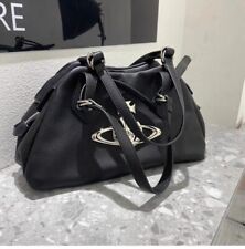 Vivienne Westwood Large capacity shoulder bag handbag Black/New,Unused picture