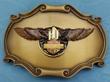 Rare Harley Davidson Belt Buckle Straight Wing Screamin Eagle 1978 RainTree New picture