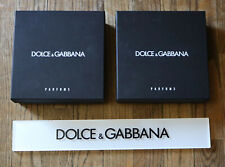 Dolce & Gabbana store display sign and 2 empty gift boxes picture