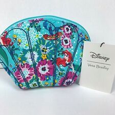 Disney Vera Bradley The Little Mermaid Cosmetic Bag Floral Clam Shell A4 picture