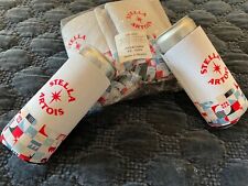 2 New AUTHENTIC Stella Artois SLIM CAN Beer Koozie Coozie Coolie Michelob Ultra picture