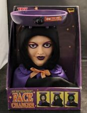 Gemmy Halloween Candy Dish Bowl Gypsy Witch Face Changer Animated Talking Prop picture