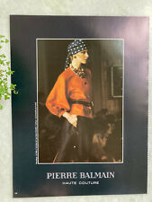 1984 Pierre Balmain advertising pub couture spring Balenciaga ad  picture