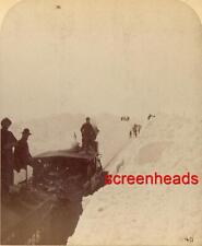 1881 Stereoview Photo WINONA MINNESOTA C.& N.W. RAILROAD East End Of 47 Mile Cut picture