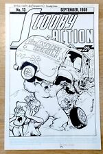 Scooby Action: Action Comics #1 Cover Recreation HB Style Original Cover Artwork picture