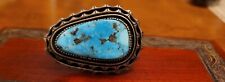 Vintage Turquoise Native American Men's Ring Massive  44 Grams  2