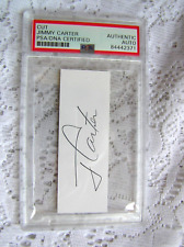 Jimmy Carter President Signed Cut Autograph PSA/DNA Certified Authentic Slabbed picture