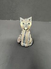Jon Stuart Anderson Cat Polymer Clay Sculpture Figure Signed 2005 picture