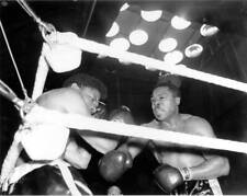 Boxer Archie Moore And Yolande Pompey In Action In London 1956 Old Photo picture