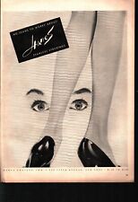 1956 Hanes Women Fashion Seamless Stockings Legs Clothing Vintage Print Ad sexy picture