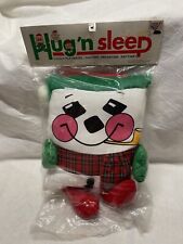 Pillow Person Plush Stuffed 1985 12” Snowman With Pipe Vintage NIP HTF picture