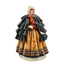 RARE  VTG 1863 Sitzendorf Dresden Lace Figurine GODEY'S FASHIONS AS IS SEE PICS picture