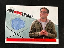 2012 Cryptozoic Big Bang Theory Leonard's Grey Sweatshirt M-15 Patch Card AA picture