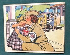 Uncle Sam Card # 102 (1941) Home Defense GUM, INC Women’s Duties  Front WW II picture