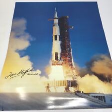 Vintage NASA Poster Launch of the Apollo 11 / Saturn V Signed by Tom Stafford picture