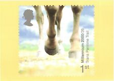 Stone And Soils, Trans Pennine Trail, Millennium Stamp, Royal Mail Postcard picture