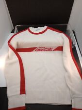 Rare Vtg 50's  Americana Coca-Cola Women's sweater By Imperial Of Milwaukee Sm  picture