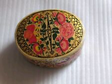 Vintage Hand Made Lacquer Trinket Box Srinagar-Kashmir India picture