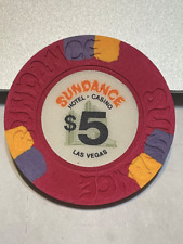 NEW $5 SUNDANCE CASINO CHIP GAMBLING POKER CHIP LAS VEGAS NEVADA TOKEN picture