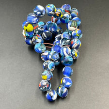Beautiful Vintage Moroccan Glass Beads, Collectible Glass Beads. picture