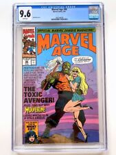 MARVEL AGE #98 CGC (1991) 1st Appearance Toxic Avenger picture