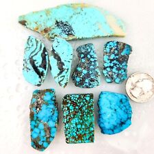 GS452 STUNNING LOT of high-grade Turquoise Rough mixed slabs 61.1 grams picture