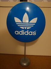 Vintage Adidas Originals Trefoil Store Display Bubble Sign Stand Topper Genuine picture